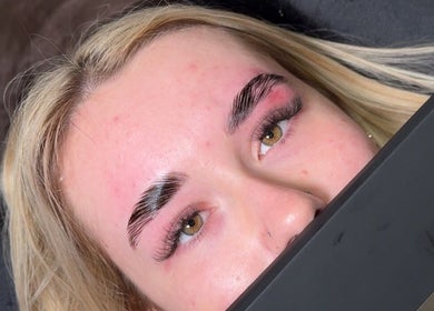Stylish brow lamination at Ruskbeauty in Middlesbrough, England, GB.