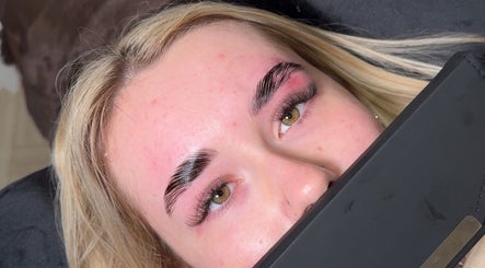 Stylish brow lamination at Ruskbeauty in Middlesbrough, England, GB.