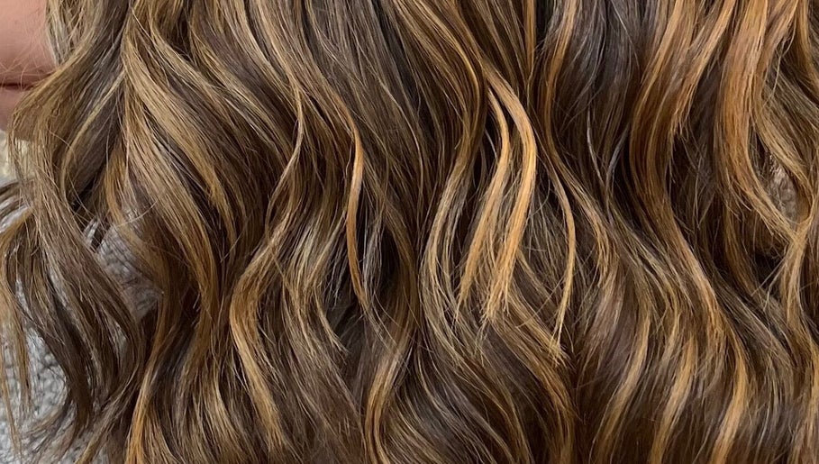 Stylish golden brown waves hair at Emily hairstylz, Cape Town, Western Cape, ZA.