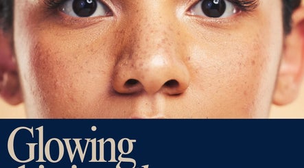 Close-up of a person's radiant skin, showcasing beauty services at BelleÂme, Denton's Green, England, GB.
