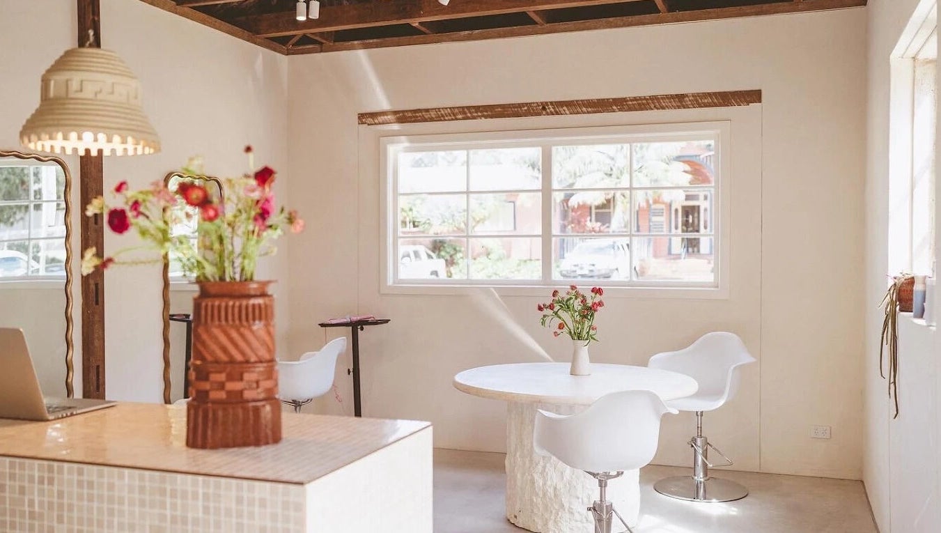 Inviting interior of Baby Jane hair in Bellingen, New South Wales, AU with modern decor and natural light.