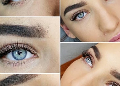 Close-up of perfect lashes and brows at Amber Lashes and Beauty Douglas, Cork, County Cork, IE.