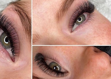 Close-up of beautifully styled lashes at Amber Lashes and Beauty Douglas, Cork, County Cork, IE.