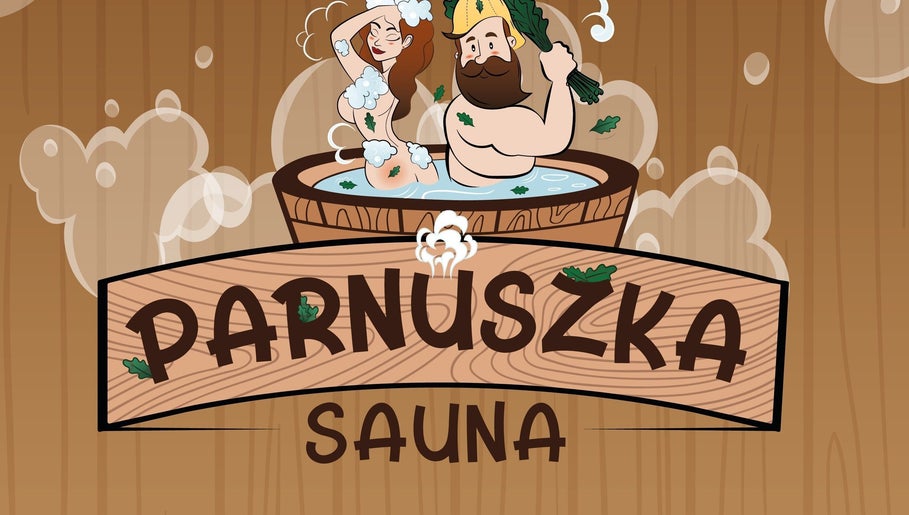 Забавный логотип Sauna Parnuszka в Гожув Великопольски, Войеводство Любушское, PL.