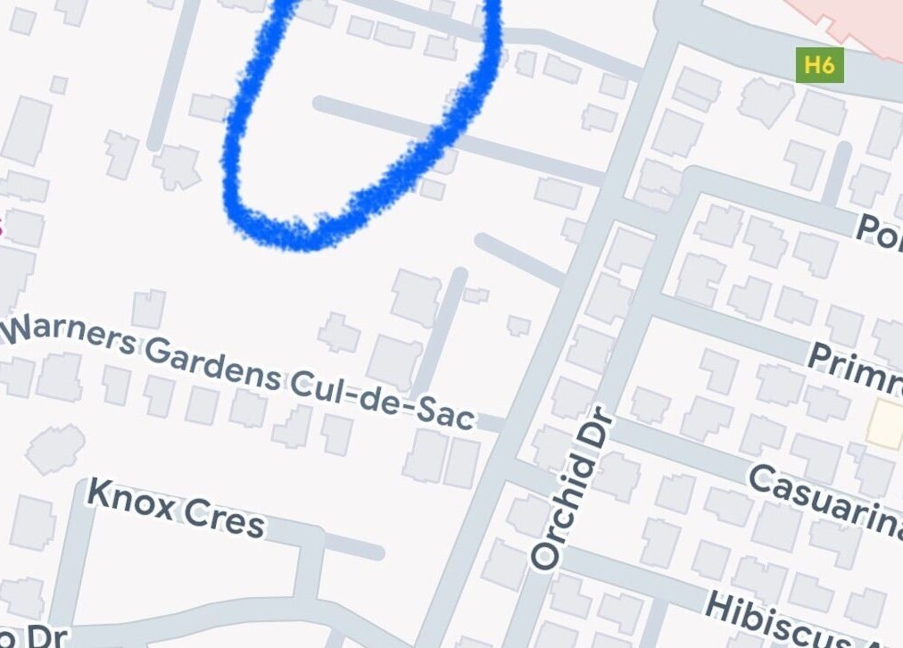 Map highlighting location of Om Wellness Centre in Oistins, Christ Church, BB.