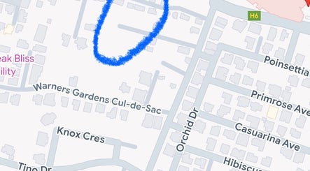Map highlighting location of Om Wellness Centre in Oistins, Christ Church, BB.