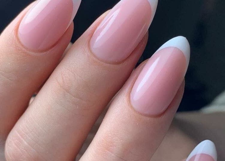 Elegant French manicure at AFA Studio Nails & Beauty, Dublin, County Dublin, IE. Perfectly shaped and glossy.