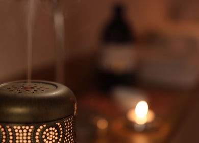 Diffuseur d'arômes chez Noeva à Saint-maur-des-fossés, Île-de-france, FR, créant une ambiance relaxante.