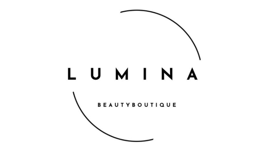 Logo von LUMINA Beauty Boutique in Schaan, CH, zeigt elegantes, minimalistisches Design.