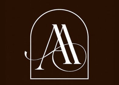 Elegant monogram logo of Ambrosia Aesthetics By LCM beauty in Molendinar, Queensland, AU.