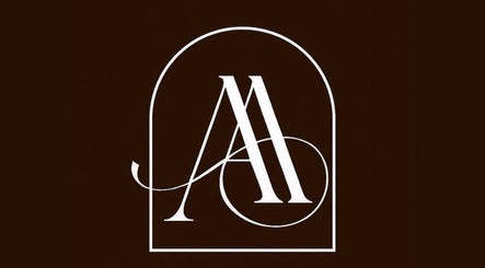 Elegant monogram logo of Ambrosia Aesthetics By LCM beauty in Molendinar, Queensland, AU.