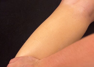 Leg therapy at Rejuvenate Sports Therapy in Milford Haven, Wales, GB. Relaxing and professional massage services.