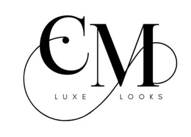 C.M Luxe Looks logo showcasing elegant typography, located in Melbourne, Victoria, AU.
