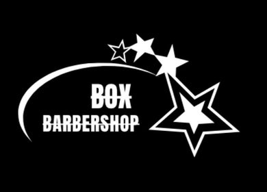 Logo de Box Barbershop avec étoiles à Versailles, France, FR