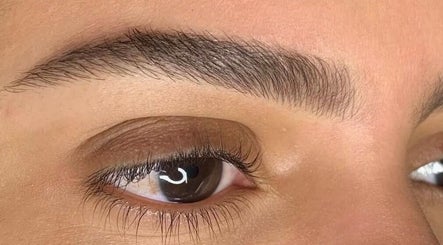 Close-up of expertly groomed eyebrow at The Beauty By Nina, Dublin, County Dublin, IE.