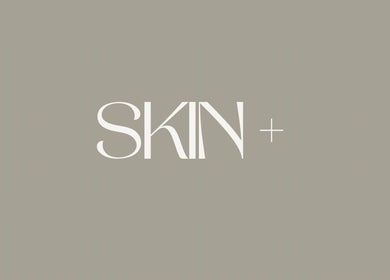 Skin Plus logo displayed on a grey background in Burgh Le Marsh, England, GB.