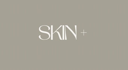 Skin Plus logo displayed on a grey background in Burgh Le Marsh, England, GB.