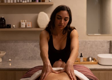 Relaxing massage at Wild Womb Alchemy in Melbourne, Victoria, AU. Tranquil therapy space with soothing ambiance.