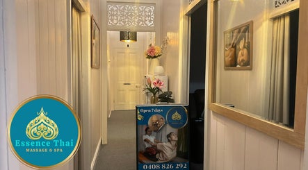 Elegant hallway at Pumy's Essence Thai Massage & Spa West End, Queensland, AU, showcasing relaxation ambience.