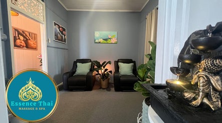 Relaxing room at Pumy's Essence Thai Massage & Spa West End in Queensland, AU, featuring calming decor.