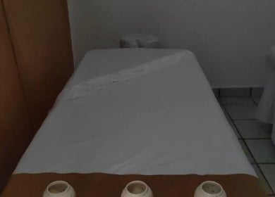 Massage bed at Soleil spa in San José Del Cabo, Baja California Sur, MX, ready for relaxation.