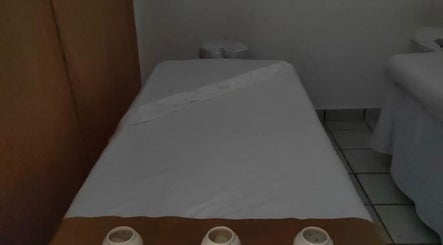 Massage bed at Soleil spa in San José Del Cabo, Baja California Sur, MX, ready for relaxation.