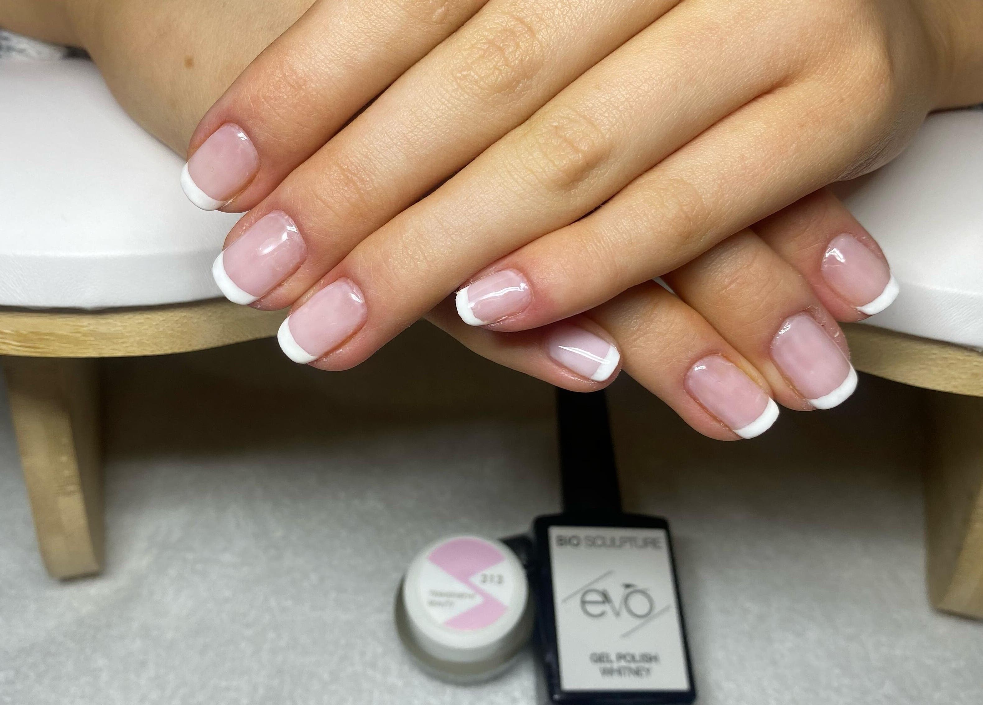 French manicure at Luscious Nails, Cape Town, Western Cape, ZA. Showcases polished, stylish nails.