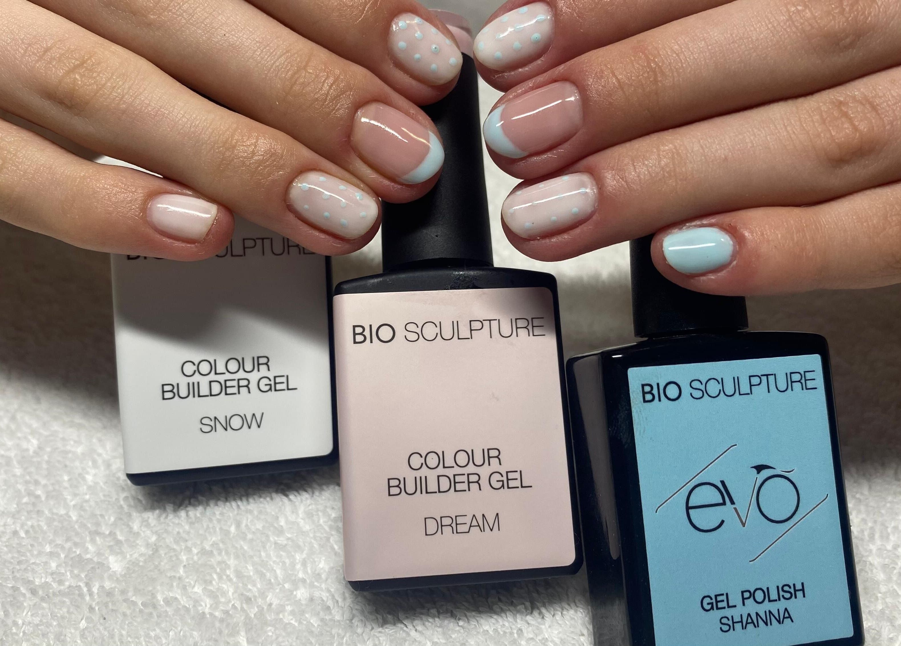 Stylish nail art with Bio Sculpture at Luscious Nails, Cape Town, Western Cape, ZA.