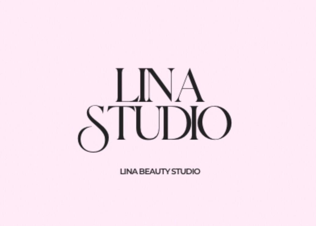 Логотип Linushka Beauty Studio, выражающий элегантность и стиль, Jelgava, LV.