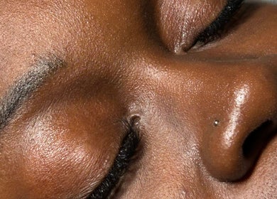 Close-up of glowing skin at Opaline Beauty, Greenfields, Western Australia, AU showcasing expert skincare.
