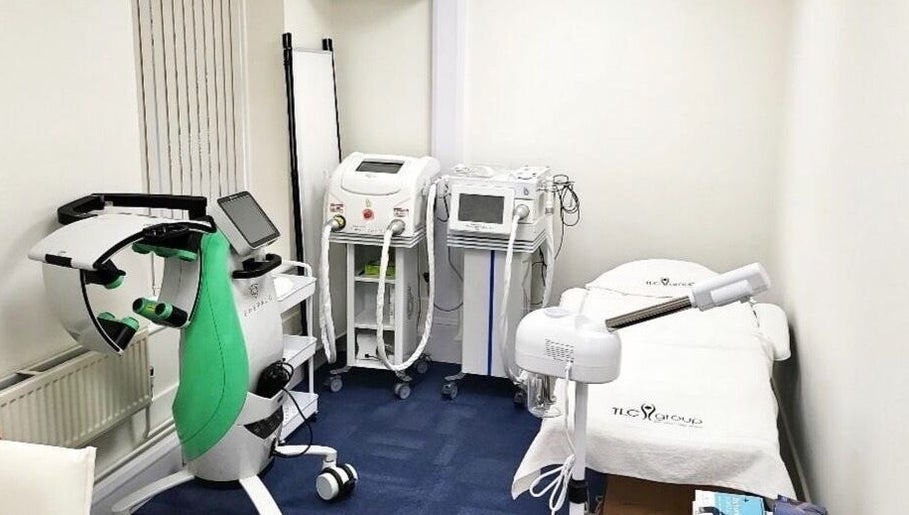 Modern treatment room at Bethel Wellness Clinic in Kings Hill, England, GB featuring advanced wellness equipment.