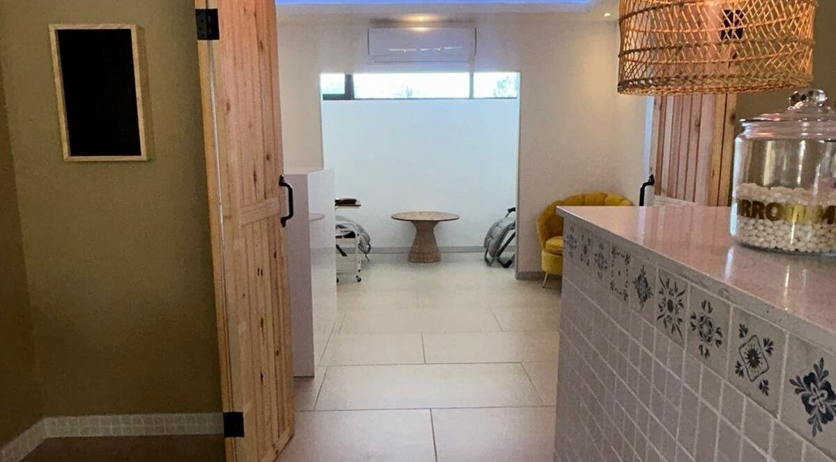 Inviting interior of Joocee IV Therapy in Ballito, Kwazulu-natal, ZA with cozy seating and elegant decor.