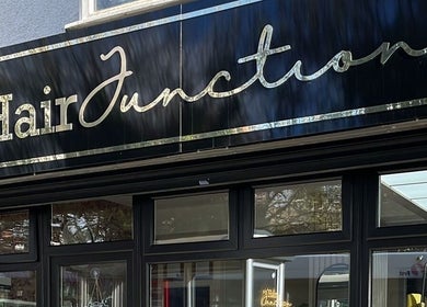 Front view of The Nail Nook's elegant storefront in Townhill, Wales, GB featuring sleek, modern design.