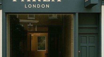 Entrance of Parea London showcasing a stylish facade in London, England, GB.