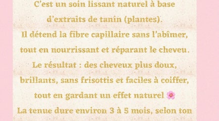 Description de soin lissant naturel de bellaa Beauty à Cuincy, Hauts-de-France, FR.