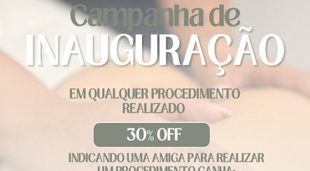 Campanha de inauguração com 30% off na Natacha Huguenin Esteticista, Guimarães, Braga, PT.