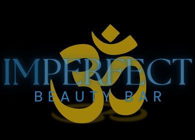 Imperfect Beauty Bar logo with golden symbol in Grand Prairie, Texas, US.