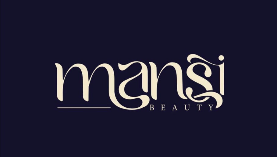 Elegant Mansi Beauty Nz logo on dark background, Auckland, Auckland, NZ.