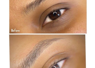 Before and after eyebrow shaping at Mansi Beauty Nz, Auckland, Auckland, NZ.