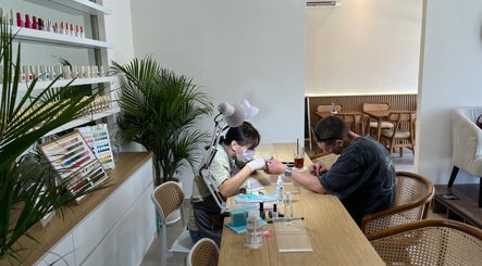 Manicure service at Kailena Beauty Studio in Bali, Bali, ID, showcasing a serene and stylish environment.