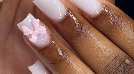 Elegant pink nail art at Graceful & Stylish Beauty Salon and Training Center, Sandton, Gauteng, ZA.