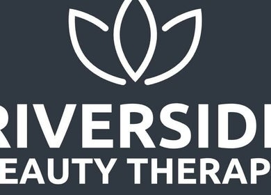 Logo of Riverside Beauty Therapy featuring a stylized flower, located in Kempston, England, GB.