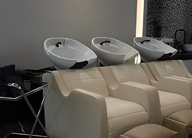 Elegant wash stations at Nail Station, Doha, Doha Municipality, QA for a premium experience.