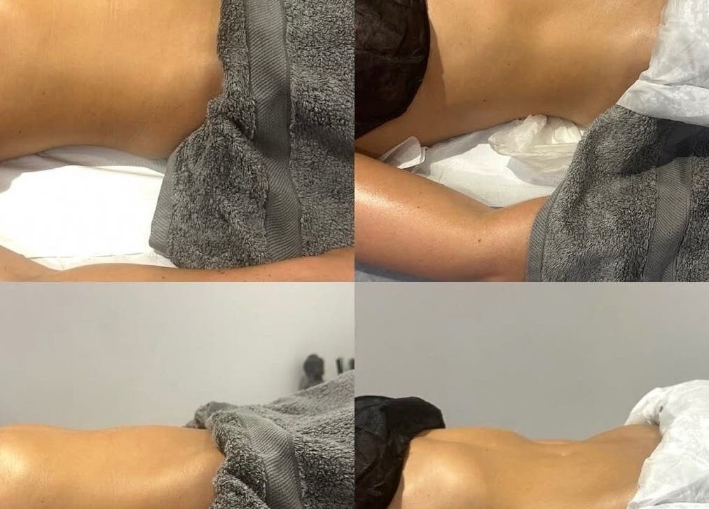 Relaxing massage at Detox and Drain, Radcliffe, England, GB showing a serene spa treatment setting.