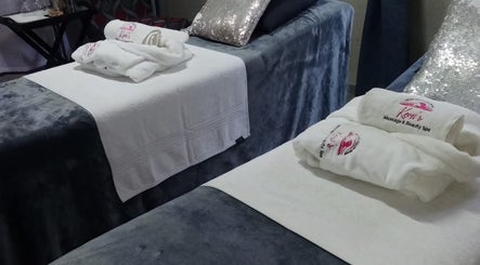 Relaxing massage tables at Kori's Massage and Beauty Spa, Germiston, Gauteng, ZA, ready for clients.