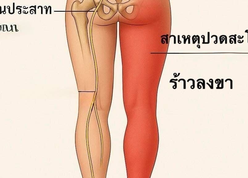 Anatomical diagram related to pain relief services at Annie Thai Massage in Egham, England, GB.