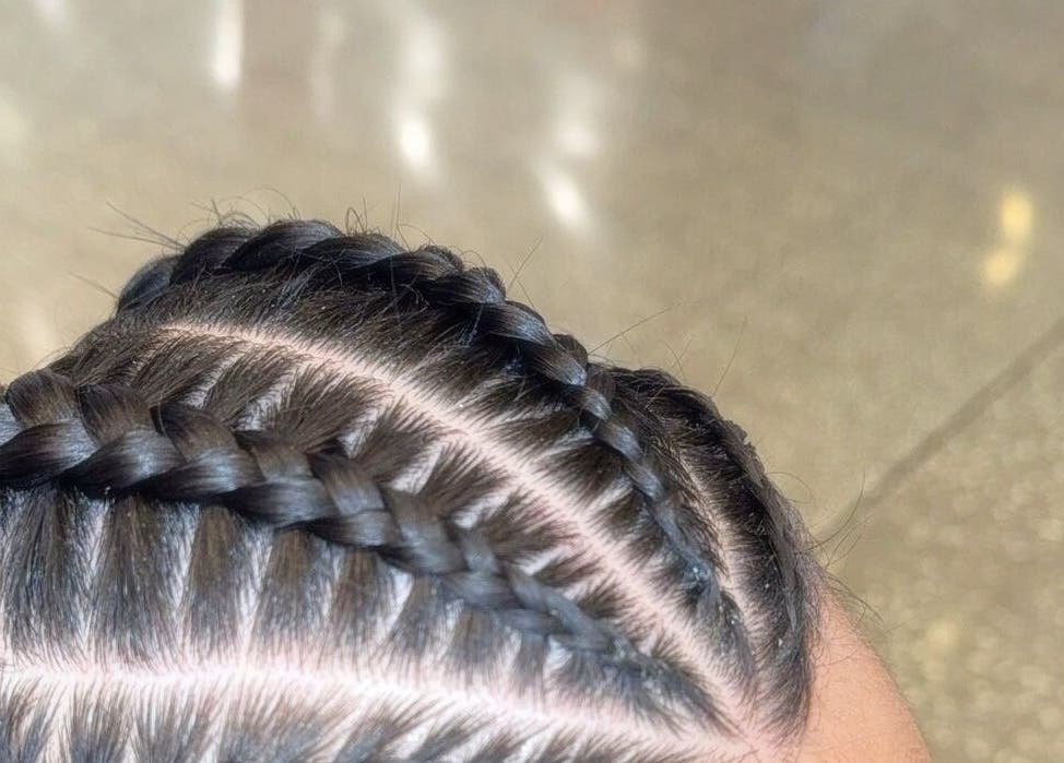 Detailed braid design from Braidz By Annaa in Denham Court, New South Wales, AU, showcasing expert styling.