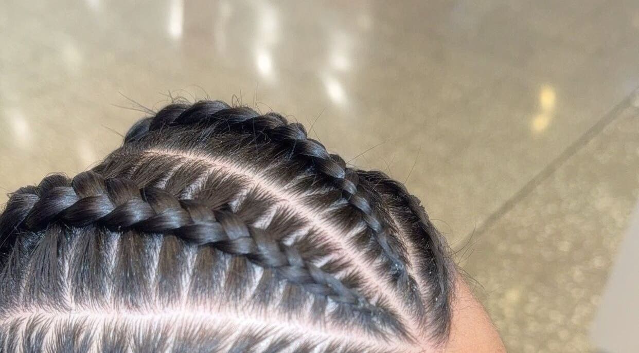 Detailed braid design from Braidz By Annaa in Denham Court, New South Wales, AU, showcasing expert styling.