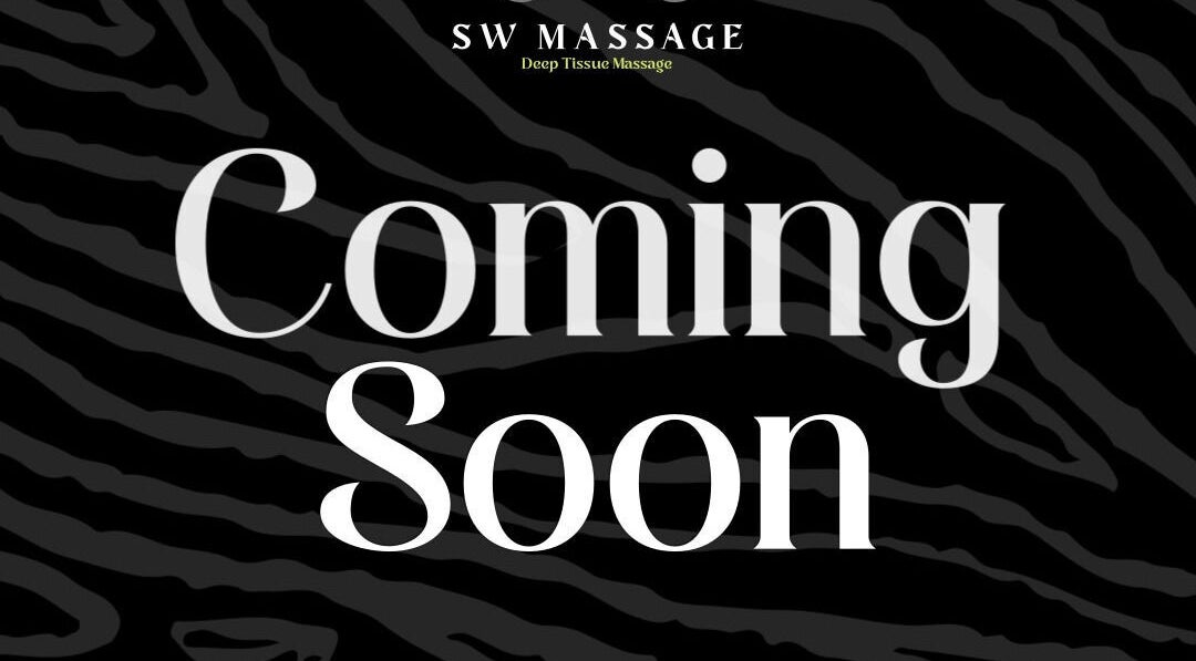 Upcoming feature announcement for SW Massage in St Helens, England, GB. Stay tuned for more updates.
