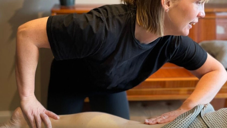 Professional massage session at Revive Massage and Scar Therapy in Newbold On Stour, England, GB.